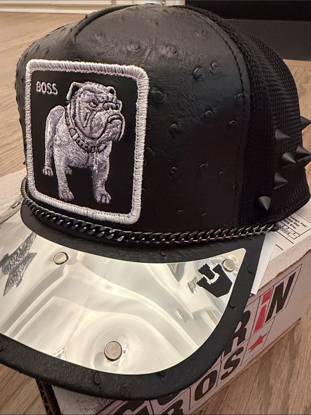 NWT- Rare! Limited Circulation Goorin Bros Boss Trucker Hat o/s